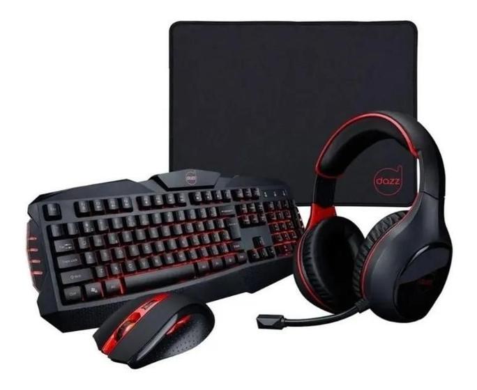 Imagem de Kit Dazz Combo 4 Em 1 Arsenal Gamer