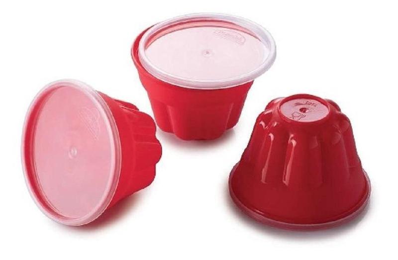 Imagem de Kit De 03 Potes Para Gelatina Individuais 140ml Super Forte