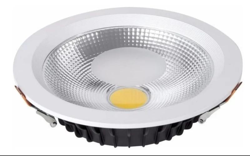 Imagem de Kit de 10 Luminária De Embutir Led Spot Downlight 28w Cob Alumínio Luz Branco 18.5CMX4CMX15CM