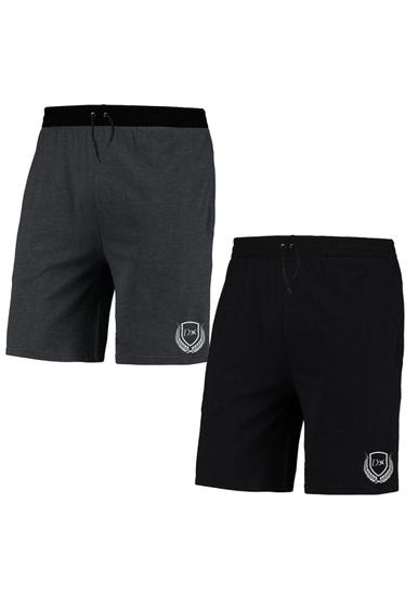 Imagem de Kit De 2 Bermuda Moletom Yoyo Store Com Bolsos Laterais Ajuste Na Cintura