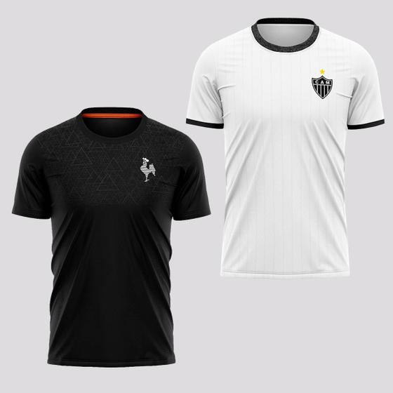 Imagem de Kit de 2 Camisas Atlético Mineiro Preto