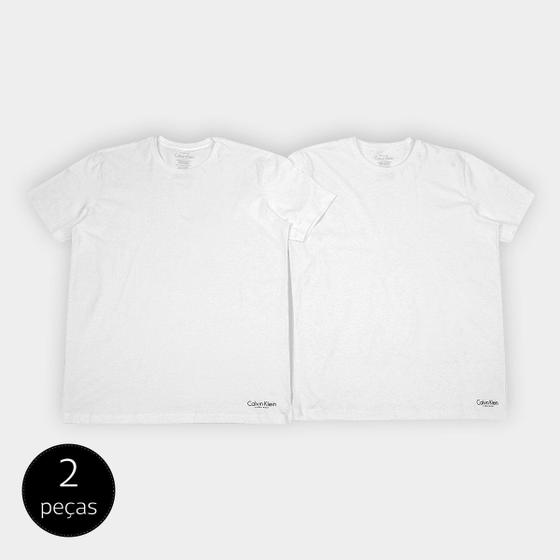 Imagem de Kit de 2 Camisetas Calvin Klein Básicas Masculina