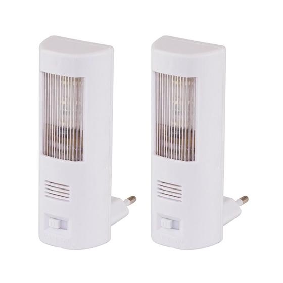 Kit De 2 Repelentes Eletrônicos Para Mosquitos Com Luz Noturna Bivolt Menor preço em Kit De 2 Repelentes Eletrônicos Para Mosquitos Com Luz Noturna Bivolt