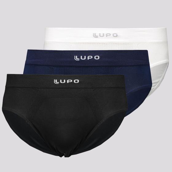 Imagem de Kit de 3 Cuecas Slip Lupo Micromodal