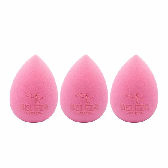 Imagem de Kit de 3 esponjas faciais shape Beleza Express