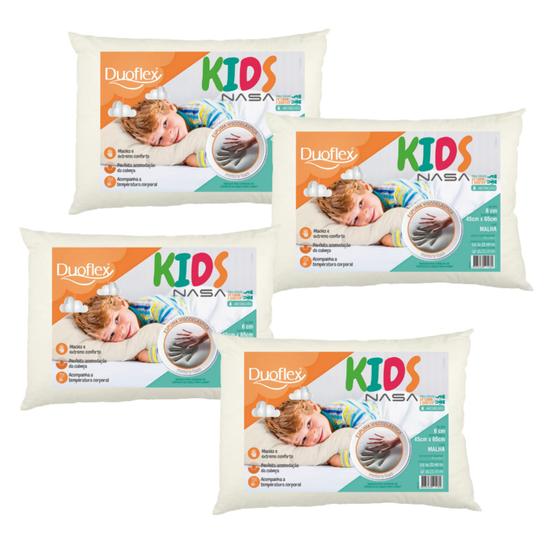 Imagem de Kit de 4 Travesseiros Nada Para Crianças