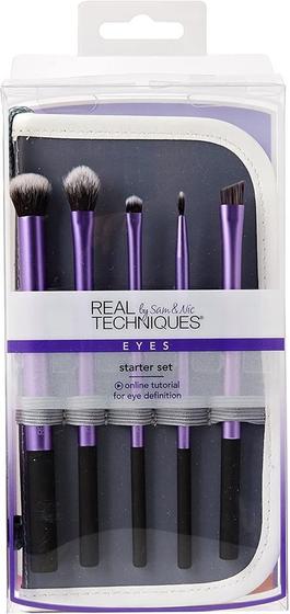 Imagem de Kit De 5 Pincéis Real Techniques Starter Set Com Estojo