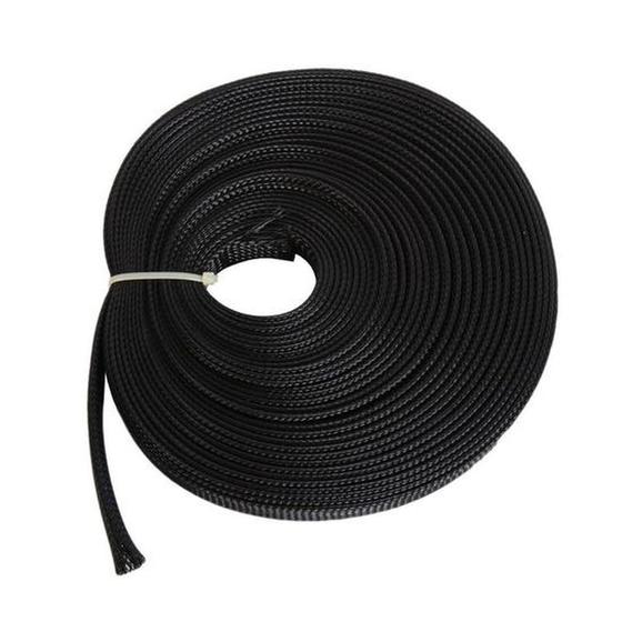 Imagem de Kit de Acessório Nylon Cabo Supra Braid Preto 10m - Acessório Profissional