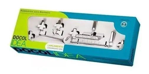 Kit De Acessórios Para Banheiro Cromado Docol Idea 5 Peças Menor preço em Kit De Acessórios Para Banheiro Cromado Docol Idea 5 Peças
