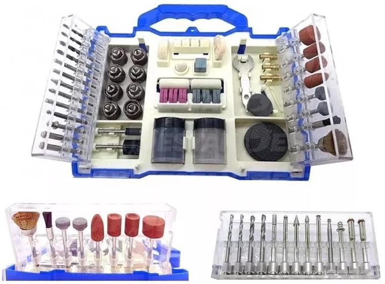 Kit De Acessórios Para Micro Retifica 145 Peças W145 Western Menor preço em Kit De Acessórios Para Micro Retifica 145 Peças W145 Western