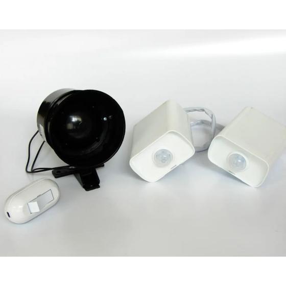 Imagem de Kit de Alarme com 2 Sensores de Presença MA e Sirene Interruptor Bivolt