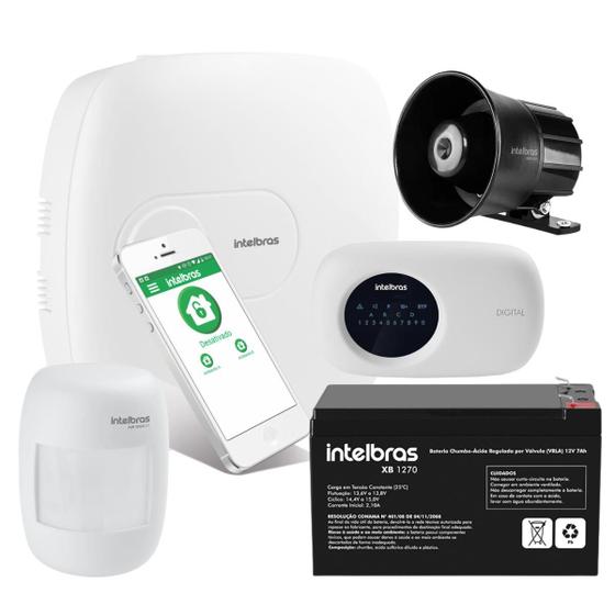 Imagem de Kit De Alarme Intelbras Amt 2018 E Com 1 Sensor Presença