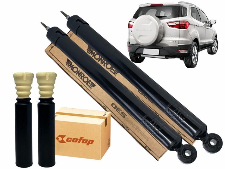 Imagem de Kit de Amortecedores Traseiros com Batentes para Nova Ecosport 4x2 2012 a 2020 MONROE