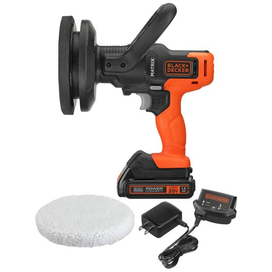 Imagem de Kit de Amortecimento BLACK+DECKER MATRIX 20V MAX para Pisos de Carros - Laranja