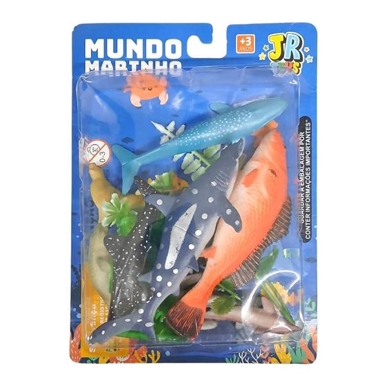 Imagem de Kit de Animais Marinhos e Acessórios JR Toys