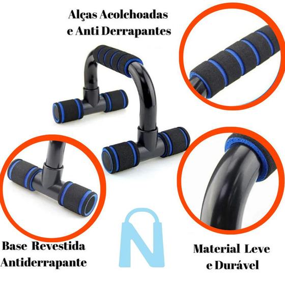 Imagem de Kit de Apoios De Flexão suporte Força Portátil De Chão De Peito Taf Braço Suporte Aacademia Fixo Push Up Fitness Melhore Seu Desempenho