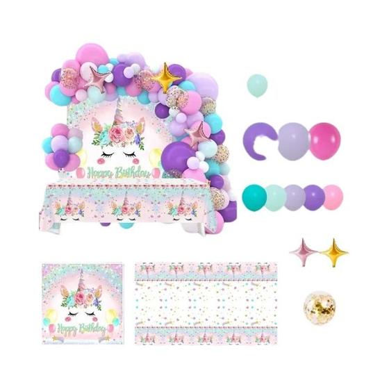 Kit de Arco de Balões com Unicórnio, Arco-Íris e Estrelas - Decoração de Festa e Casamento é ruim? Kit de Arco de Balões com Unicórnio, Arco-Íris e Estrelas - Decoração de Festa e Casamento é boa?