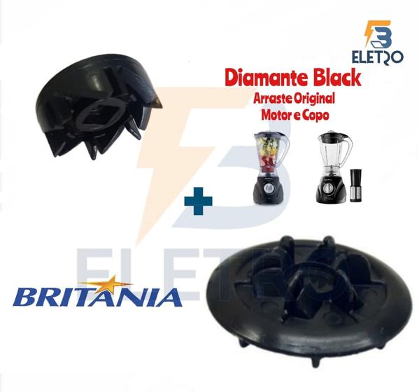 Imagem de Kit de Arrastes do Copo e do Motor Liquidificador Britania Diamante Black