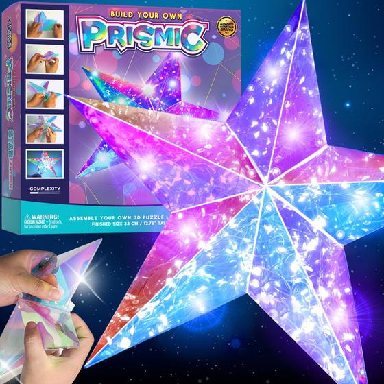 Imagem de Kit de artesanato 3D Star Light Lantern Prismic para crianças de 8 a 12 anos