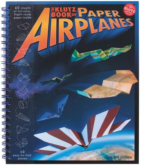 Imagem de Kit de Artesanato Klutz Book of Paper Airplanes - 10 Aviões e 40 Folhas