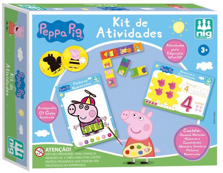 Imagem de Kit De Atividades Peppa Pig Aprendizagem Nig Brinquedos