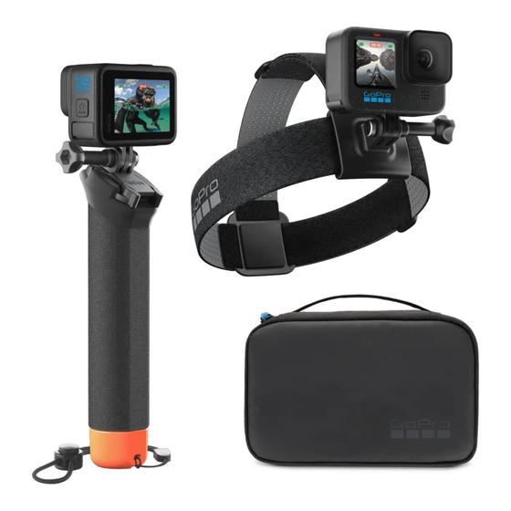Imagem de Kit De Aventura Gopro 3.0 Para Câmeras Hero Com Bastão Flutuador + Suporte Cabeça
