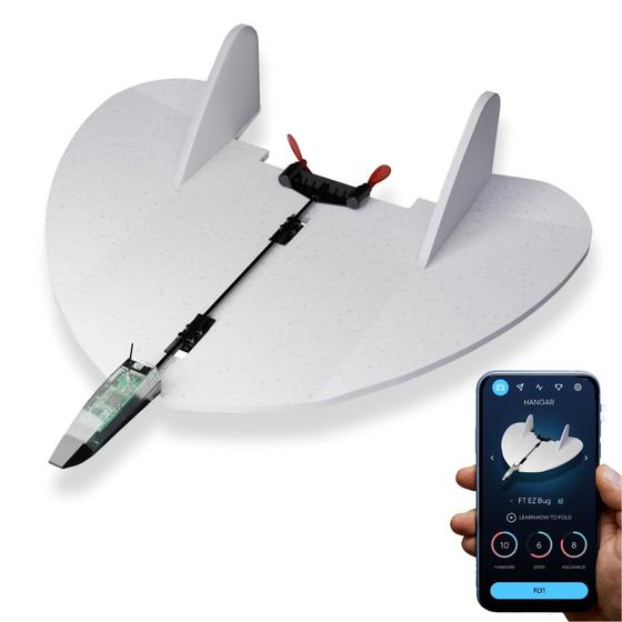 Imagem de Kit de avião de papel POWERUP 4.0 controlado por smartphone