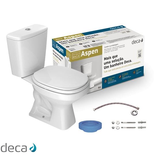 Kit de bacia acoplada deca  aspen cor branca é boa?