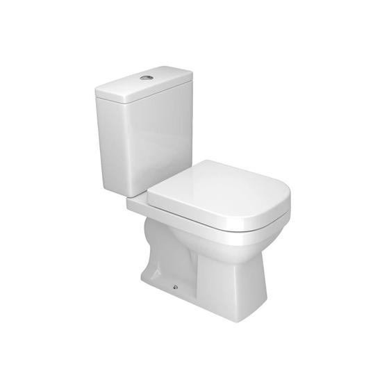 Kit de Bacia E Caixa Acoplada com Acessórios Quadra Branco Menor preço em Kit de Bacia E Caixa Acoplada com Acessórios Quadra Branco