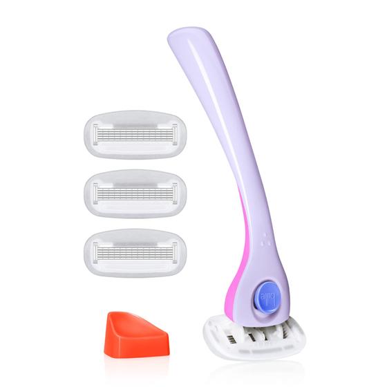 Imagem de Kit de Barbear Billie para Mulheres - 4 Recargas e Suporte DreamPop
