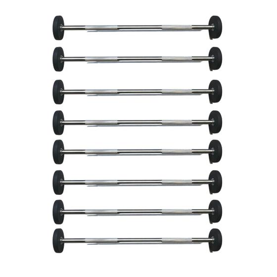 Imagem de Kit de barra montada emborrachada epic com pegada hard cromo com suporte