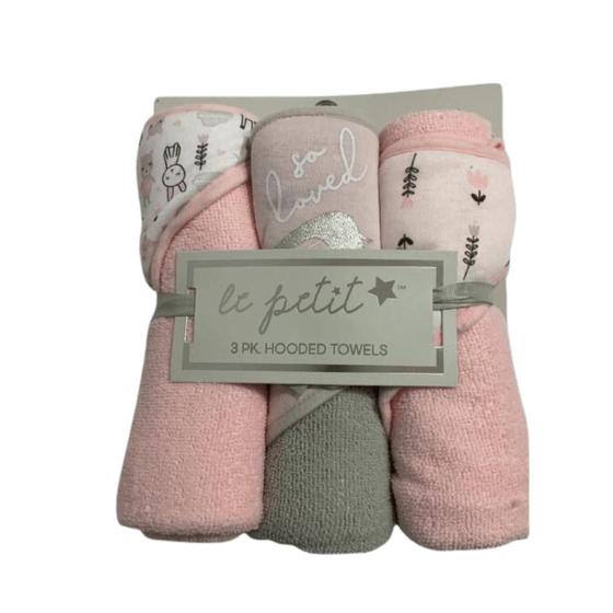 Imagem de Kit de Bebe Com 3 Toalhas  Le Petit.