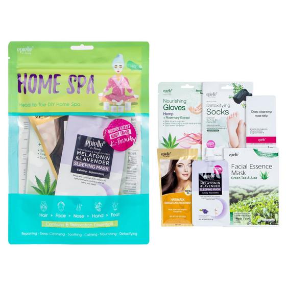 Imagem de Kit de beleza para cuidados com a pele Epielle Clean Getaway com 6 itens