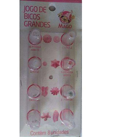 Imagem de Kit de Bico de Plástico Grande com 8 un. Mago