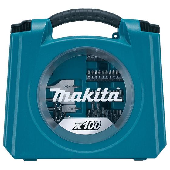 Kit de Bits e Brocas com 100 Peças D-42036 MAKITA Menor preço em Kit de Bits e Brocas com 100 Peças D-42036 MAKITA