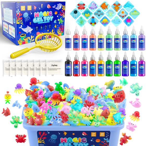 Imagem de Kit de Brinquedos Aquáticos Magic Elf Floyes Aqua Fairy - Com 20 Géis Mágicos