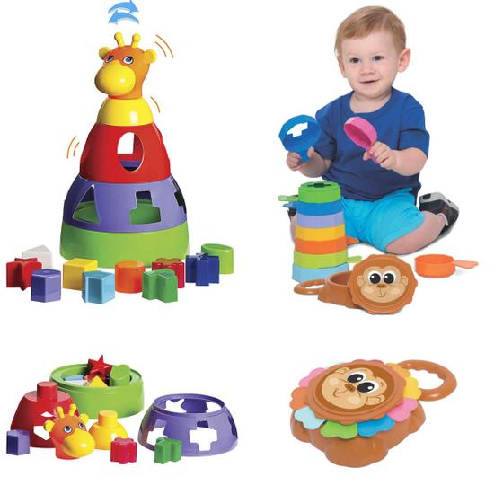 Imagem de Kit de Brinquedos Educativos Infantil acima de 01 ano