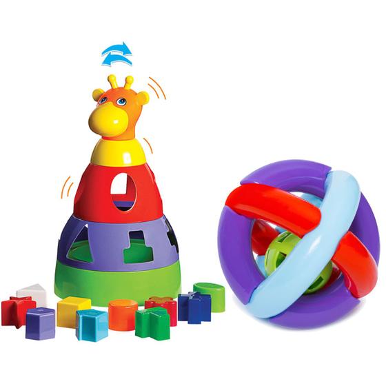 Imagem de Kit de Brinquedos para bebê de 1 ano Menina e Menino