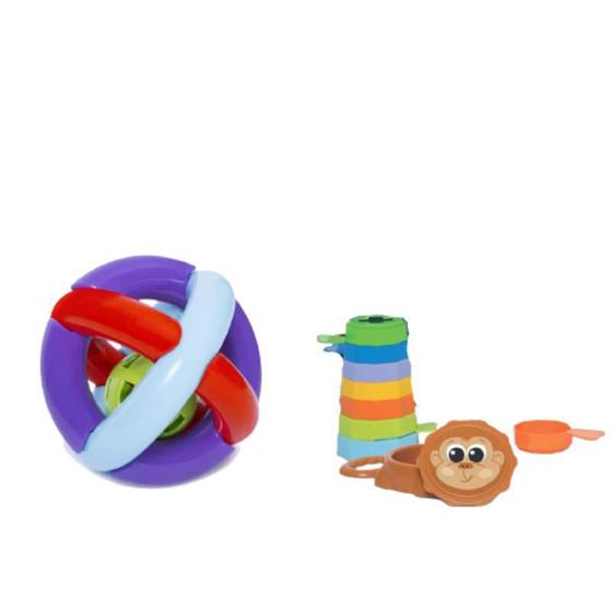 Imagem de Kit De Brinquedos Para Bebês De 6 Meses