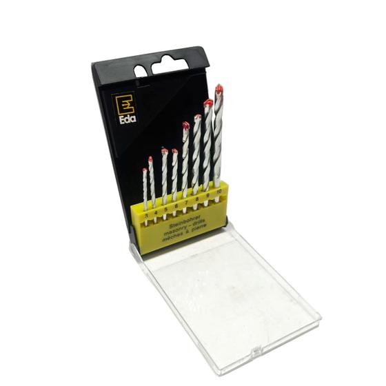 Kit de Brocas Completo 3-10 mm Vídia 8 Peças 5TW Eda - Bits e Brocas ...