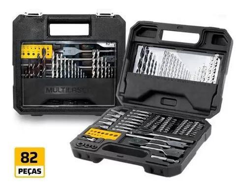 Kit De Brocas E Bits Multilaser Jogo Com 82 Peças Ho211 Menor preço em Kit De Brocas E Bits Multilaser Jogo Com 82 Peças Ho211
