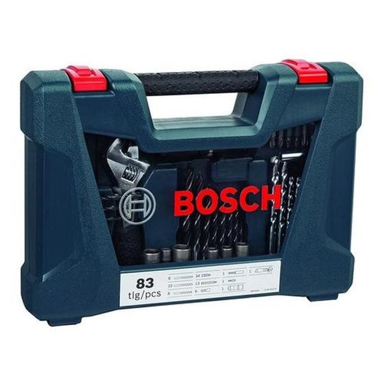 Imagem de Kit de Brocas Pontas e Bits V-Line com 83 peças Bosch