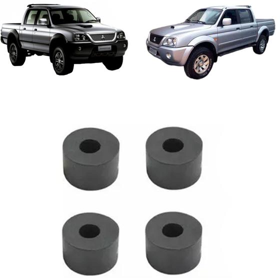 Imagem de Kit de Buchas de Borracha para L200 2.5 Sport/Outdoor (2005 até 2012) - 4 Peças