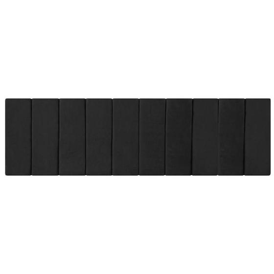 Imagem de Kit de Cabeceira Modular King Linea 10 pçs Preto