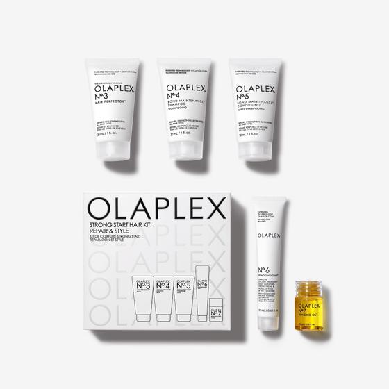 Imagem de Kit de cabelo Olaplex Strong Start Repair & Style