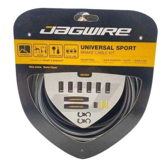 Imagem de Kit De Cabos E Conduites Freio Jagwire Universal Sport Preto