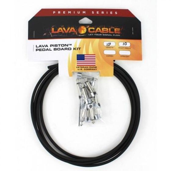 Imagem de Kit de cabos para pedais Lava Cable Premium Piston solder-free - preto