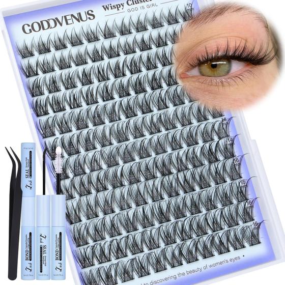 Imagem de Kit de cachos de cílios Goddvenus C Curl 10-16 mm 132 unidades