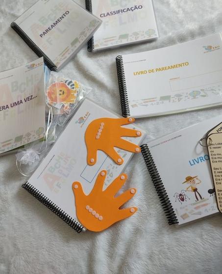 Imagem de Kit de cadernos de atividades pedagógicas para estimulação do Desenvolvimento Cognição Autistas Completo Pronta Entrega