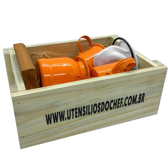 Imagem de Kit de Café Individual - LARANJA - Demolição com engradado